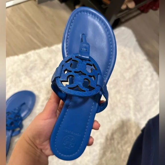Tory Burch Shoes Tory Burch Miller Embossed Flat Sandal